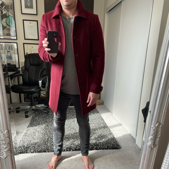 Strauss Wool/ Cashmere Coat- 38 (fits 40/ M)-Retail $400 - Picture 5 of 5